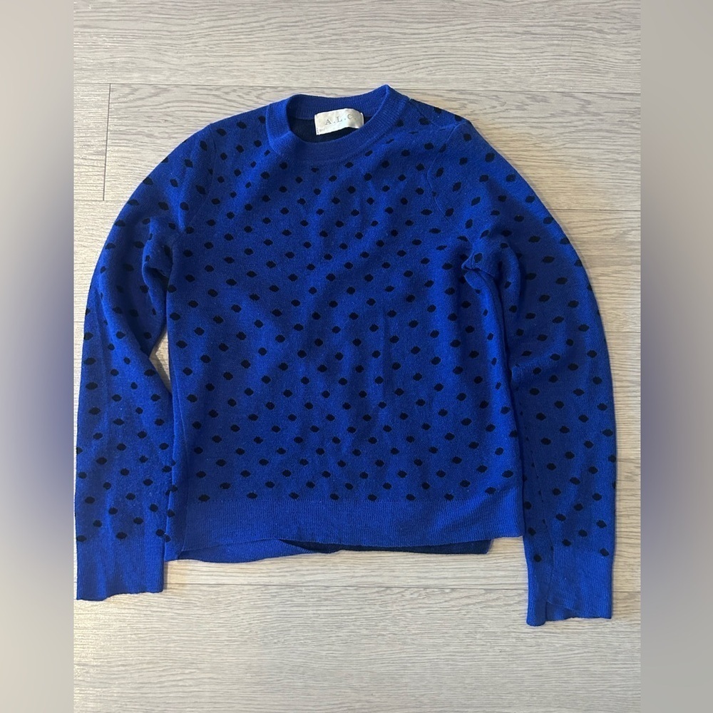 ALC Wool Polkadot Sweater Size S